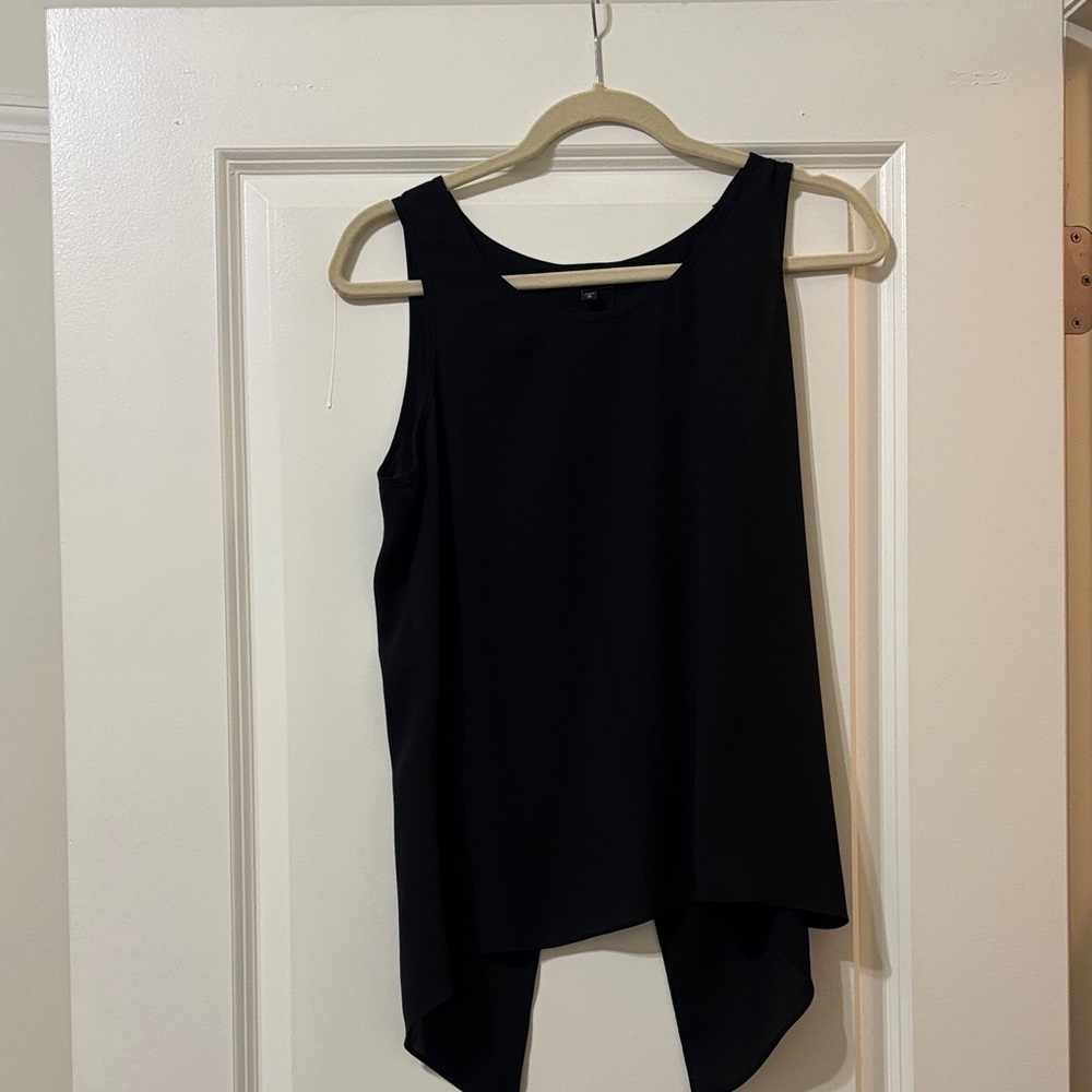 Express Black Asymmetrical Tank Top